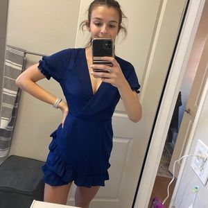 Navy blue minidress!